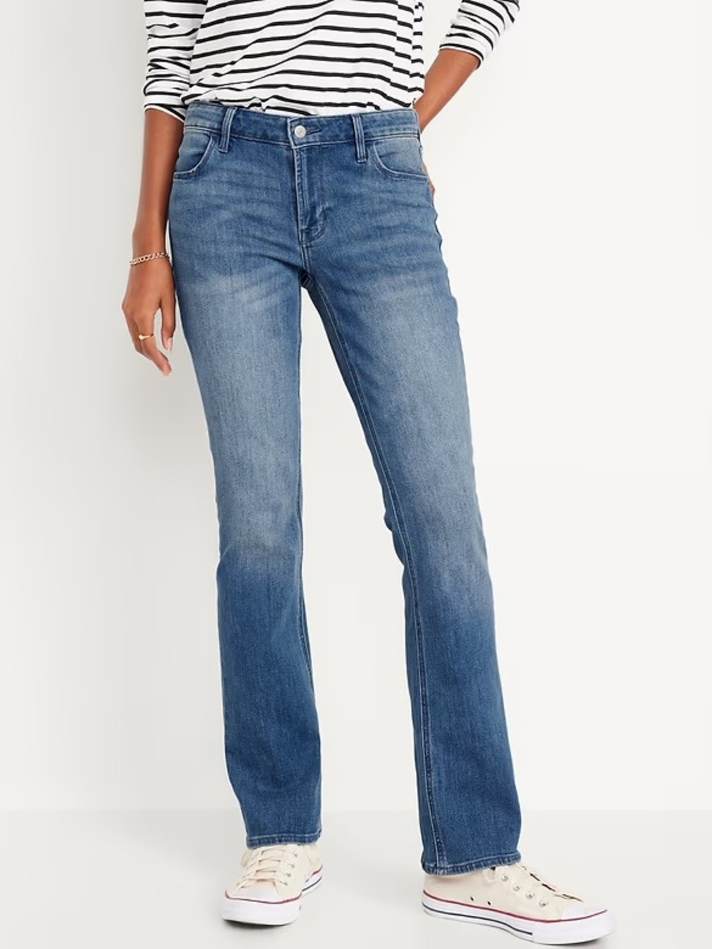 Old Navy Mid-Rise Wow Boot-Cut Jeans